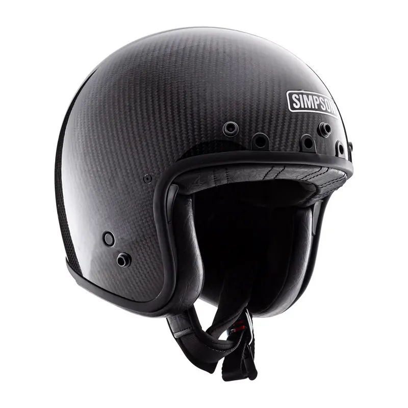Casque jet moto - Chopper Carbon