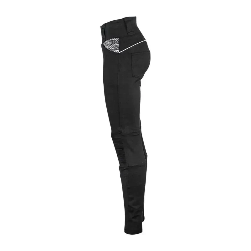 Legging moto femme - Claudia noir et blanc