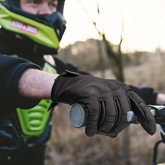Gants Cyclisme Hiver Protegecoldjoint™ : Coque de Protection Anti-Choc et Coupe-Vent Total