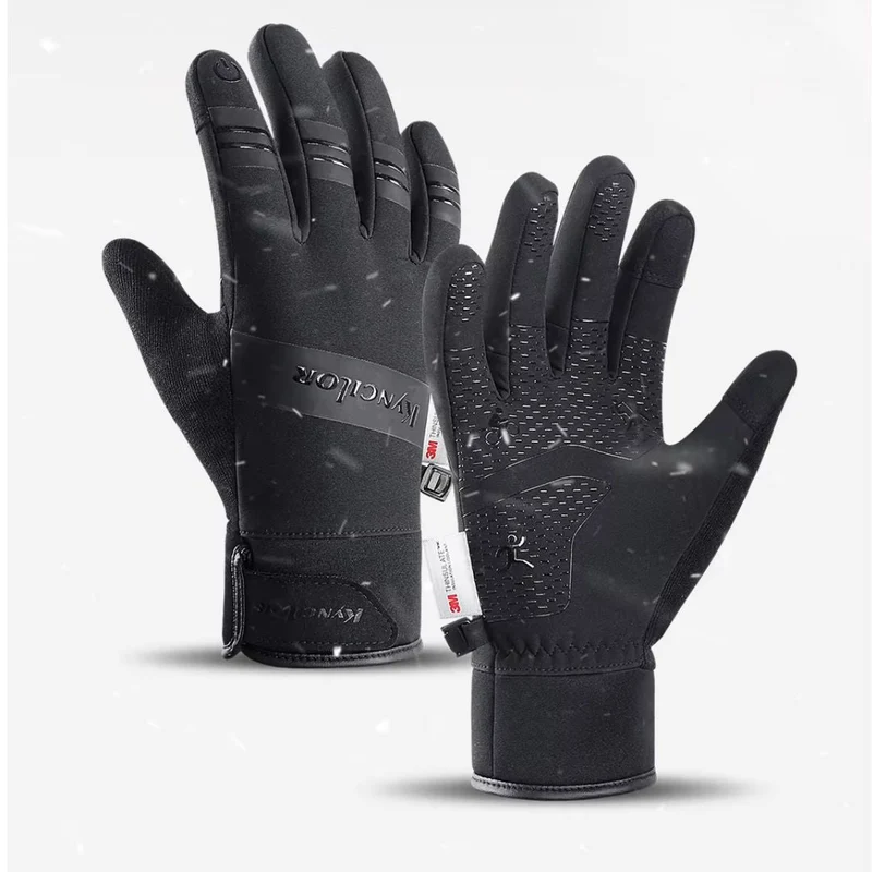 Gants Vélo Grand Froid -15°C : Imperméables, Tactiles et Isolation Thermique 3M - MeilleurConfort-15°C™