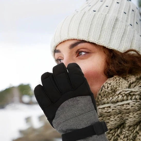 Gants Chauffants Cyclisme | Chaleur Facile : 3 Niveaux, Alimentation Piles AA (Jusqu'à 8h)- Warm&ride™