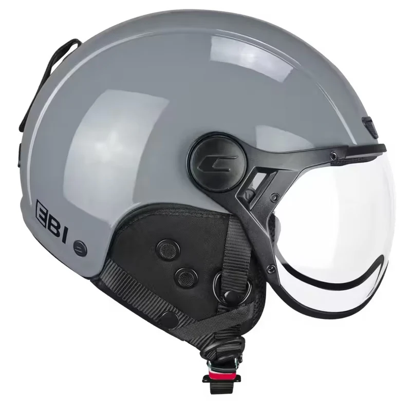 Casque vélo électrique à visière type Jet CGM Ebi Mono