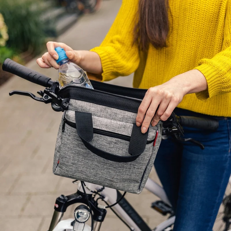 Sacoche guidon vélo KLICKfix Roomy 4L avec bandoulière