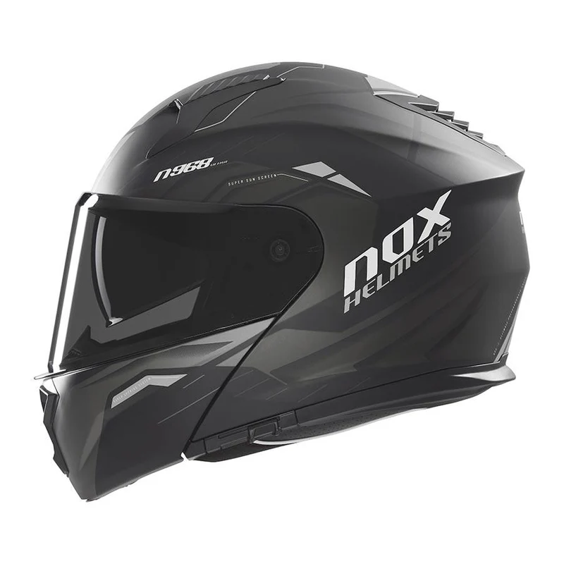 Casque modulable - N968 Ultra noir mat et gris