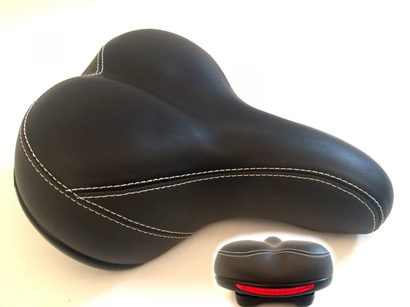 Selle confort avec amortisseurs élastomères – 250 x 210 mm, unisexe