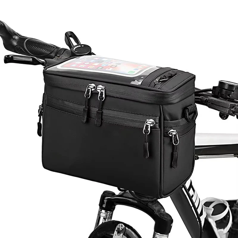 RideVault™ | Sacoche guidon vélo avec contrôle tactile intégré