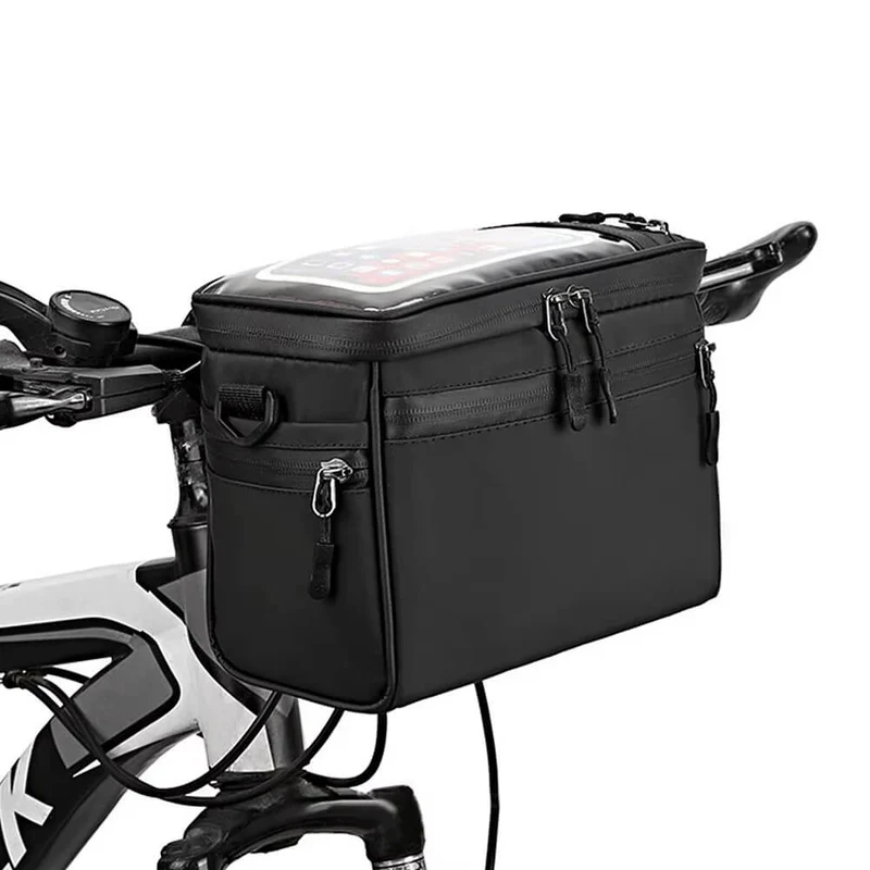 RideVault™ | Sacoche guidon vélo avec contrôle tactile intégré