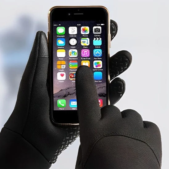 Gants Vélo Hiver Coupefroid™ | Isolation Thermique Jusqu'à -5°C et Technologie Tactile