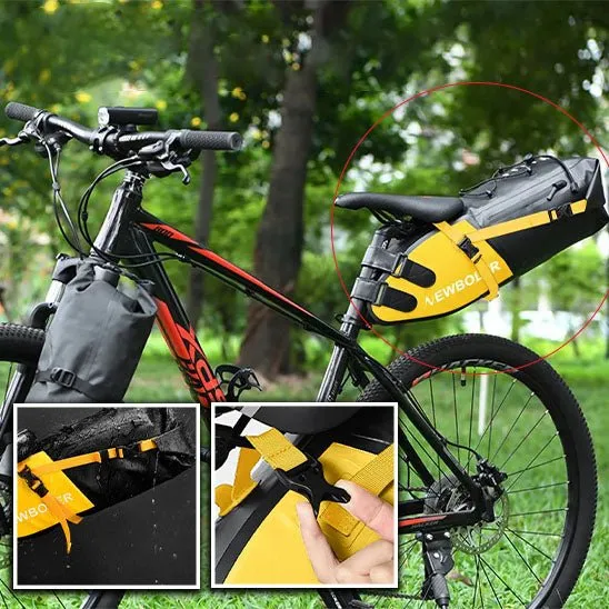 Sac de Selle Vélo Route Modulable (3L-13L) : Imperméable et Anti-Balancement