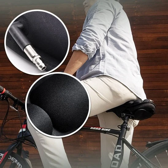 Selle vélo gonflable ajustable — confort anti-douleur pour vélotaf et randonnée