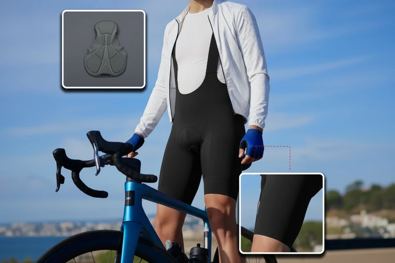 Cuissard Vélo Performance | Peau de Chamois Haute Densité Pro : Confort et Anti-Friction