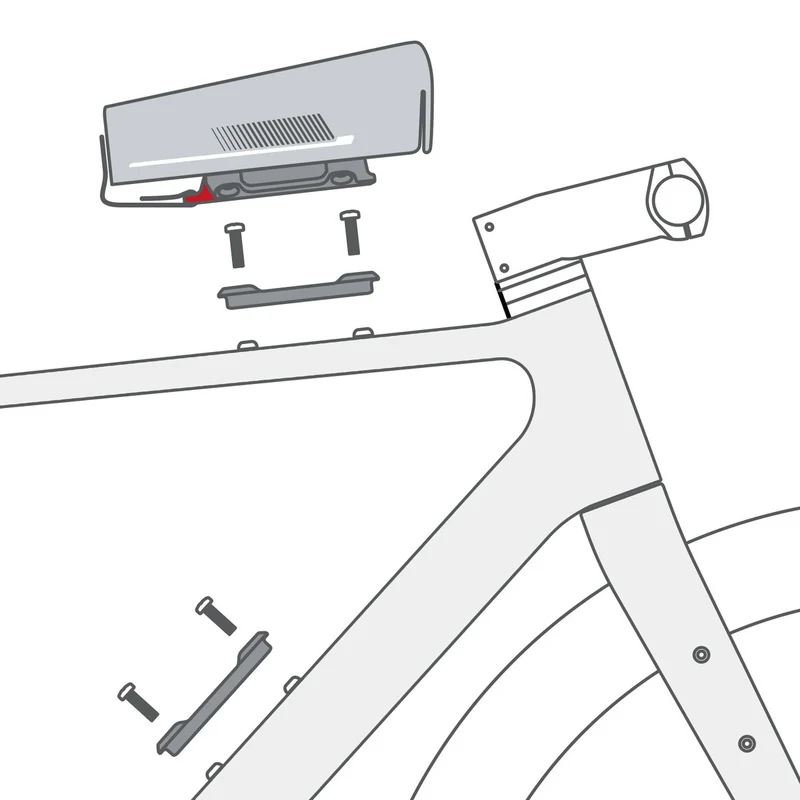 Fixation sacoche vélo KLICKfix Duo Adapter pour cadre et fourche