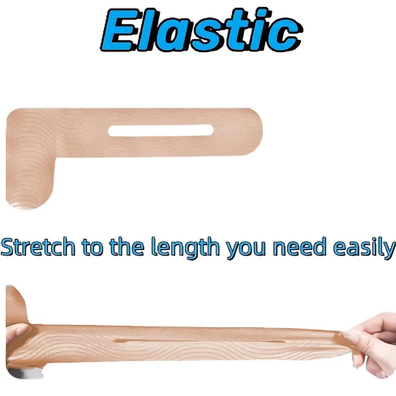 Voorgevormde Kinesiotape voor de Knie Elastisch Ademend Sportondersteuning Bewegingsvrijheid Stabiliteit | Sansoti