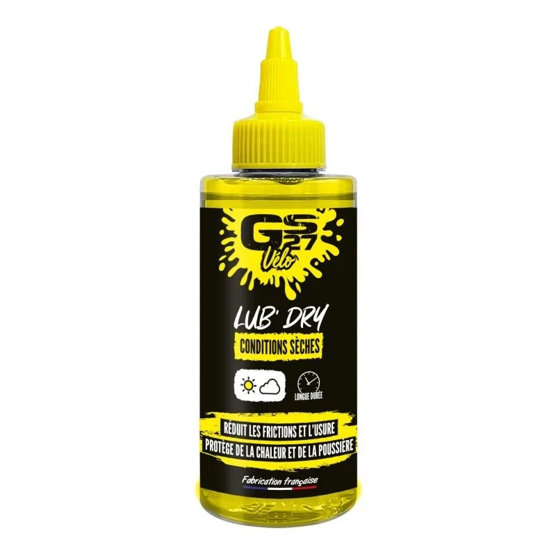 Lubrifiant chaîne vélo GS27 – Lub’ Dry 150 ml