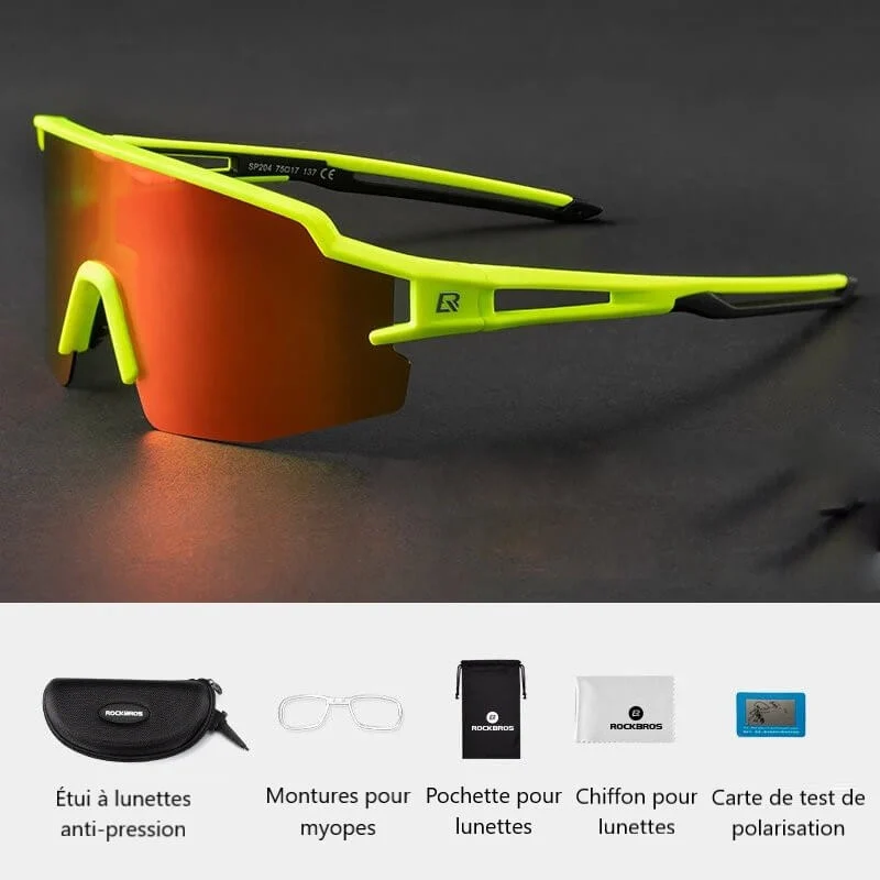 RacBikeGlasses™ | Lunette velo photochromiques avec protection UV
