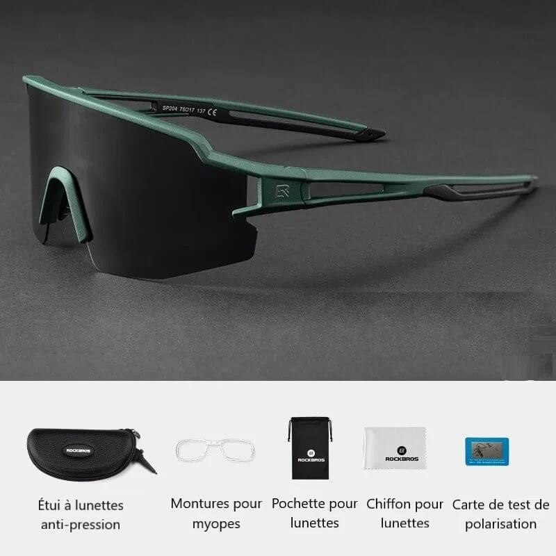 RacBikeGlasses™ | Lunette velo photochromiques avec protection UV