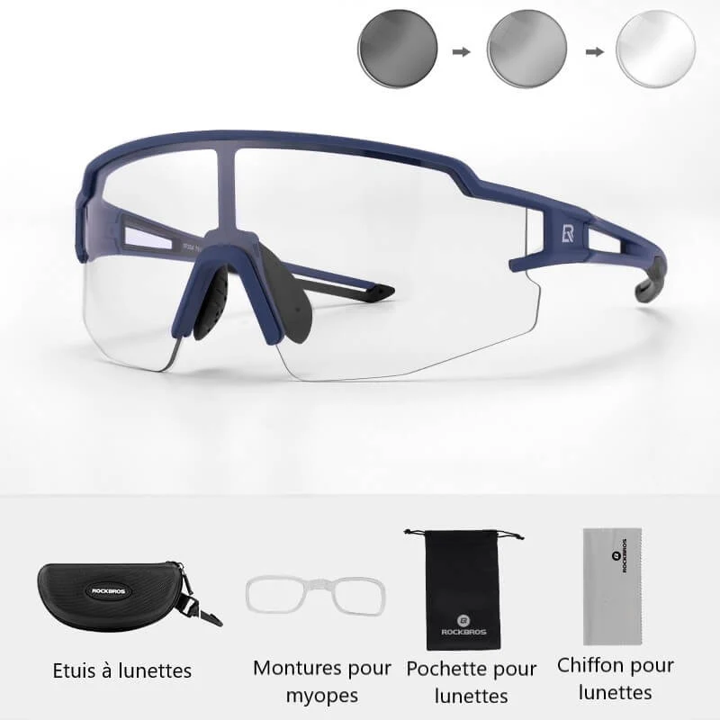 RacBikeGlasses™ | Lunette velo photochromiques avec protection UV