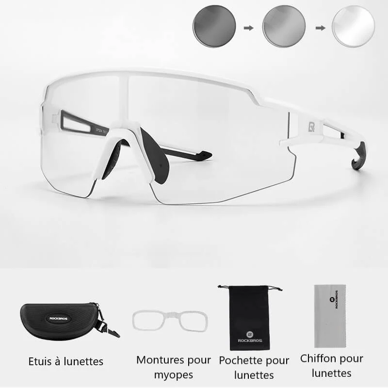 RacBikeGlasses™ | Lunette velo photochromiques avec protection UV