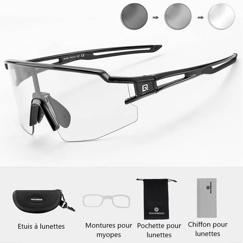 RacBikeGlasses™ | Lunette velo photochromiques avec protection UV