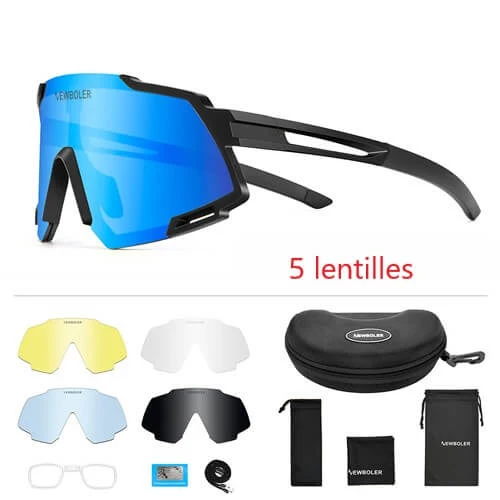 ProofBikeGlasses™ | Lunette velo avec protection UV et lentilles interchangeables
