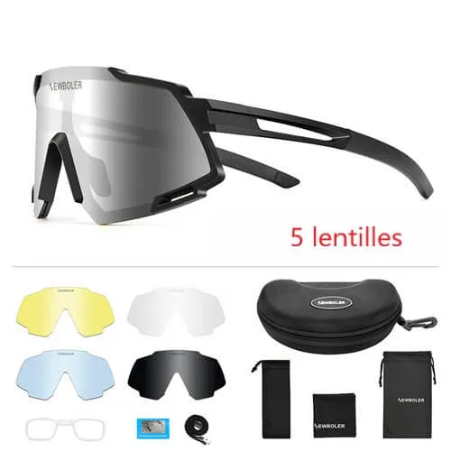 ProofBikeGlasses™ | Lunette velo avec protection UV et lentilles interchangeables