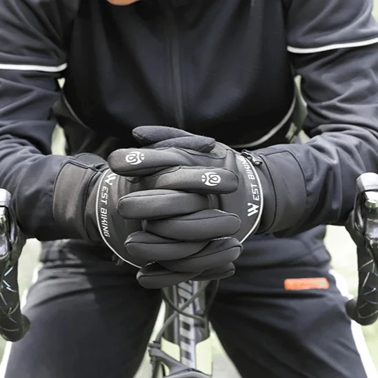 WinterCyclingGloves™ | Gants velo hiver thermiques, imperméables et tactiles