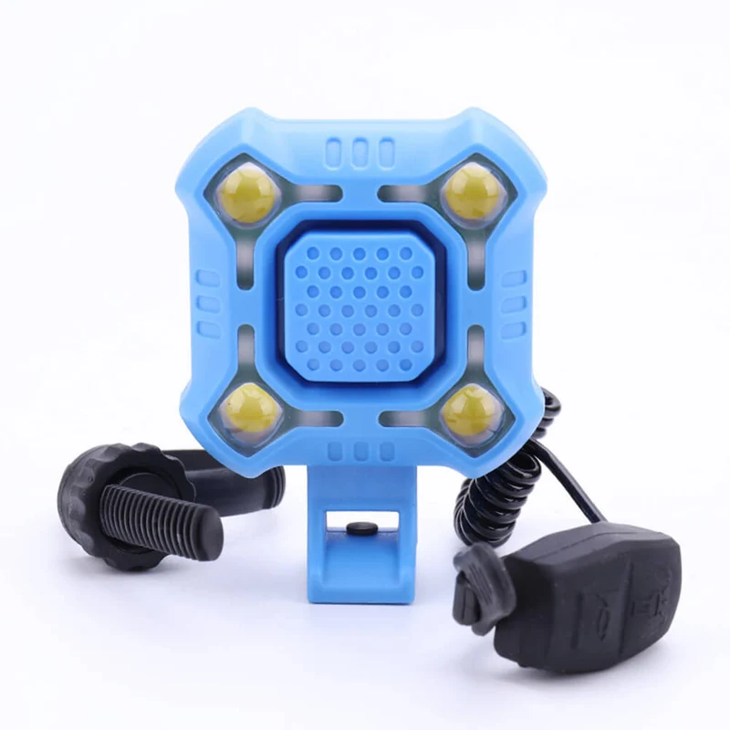 PortiBikeHorn™ | Sonnette velo lumineuse avec 5 modes d'alarme
