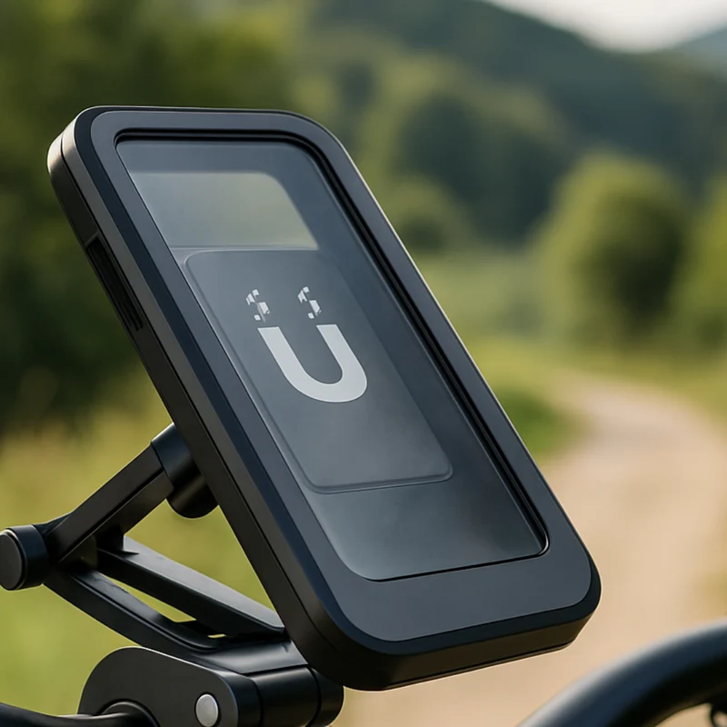 Smartphone Houder Motorfiets Waterdicht 360° Draaibaar Fiets Telefoonhouder Stuurmontage Universeel Zwart | Sansoti