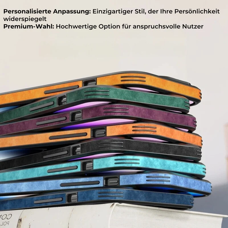 Smartphone Hoesje in Leerlook — Slank Design met Valbescheming & MagSafe-Compatibiliteit voor iPhone 16/15/14/13/12 | Sansoti