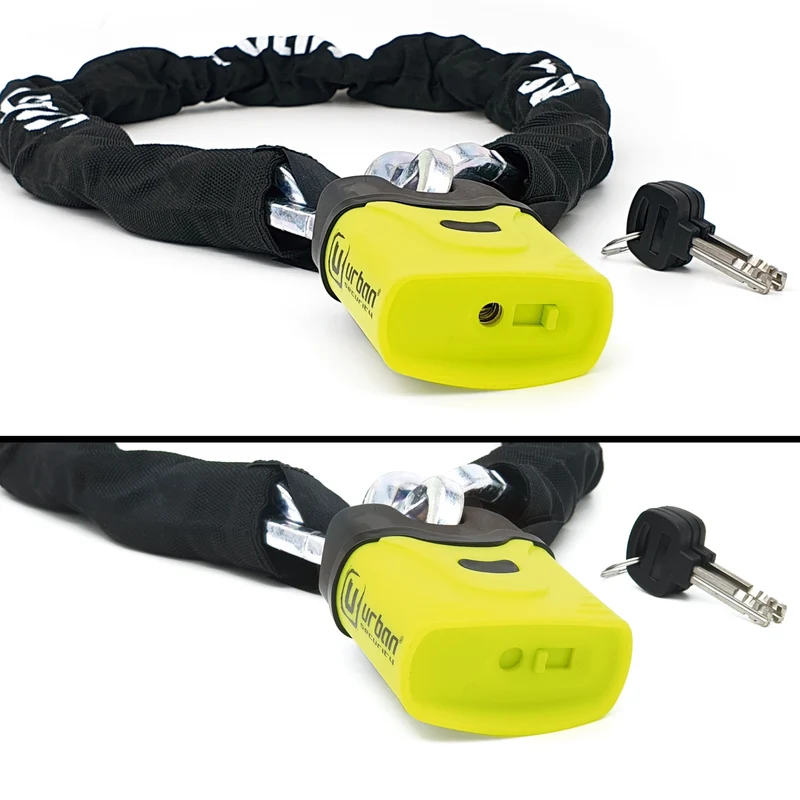 Chaîne antivol moto avec cadenas