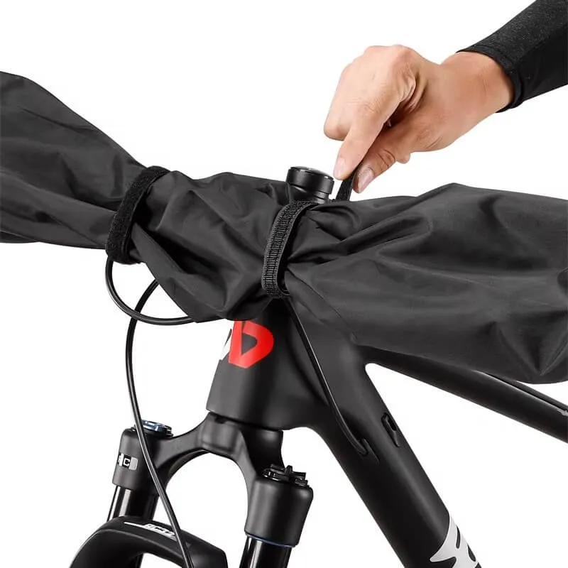 HandlebarProtectorCover™ | Protection guidon velo contre les intempéries et stockage longue durée