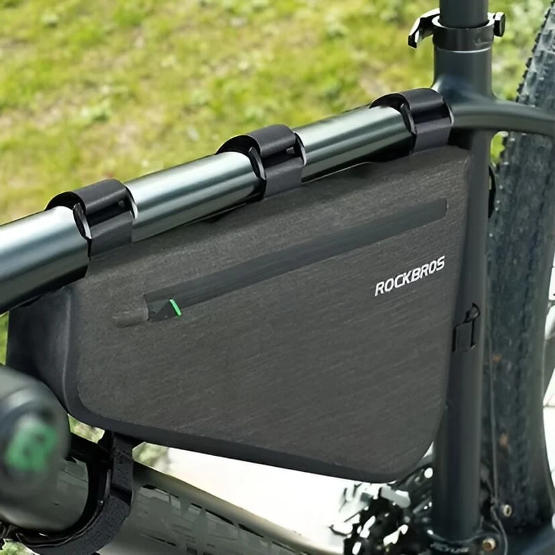 ProofFrameCase™ | Sacoche cadre velo triangulaire étanche et pratique