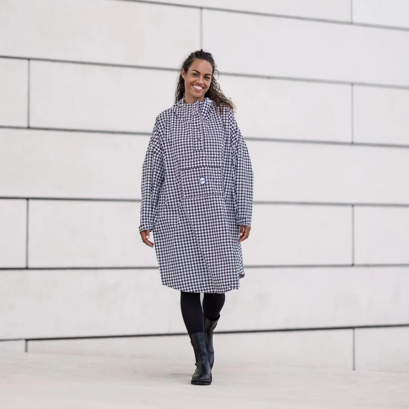 Poncho de pluie vélo recyclé Le Temps des Grenouilles