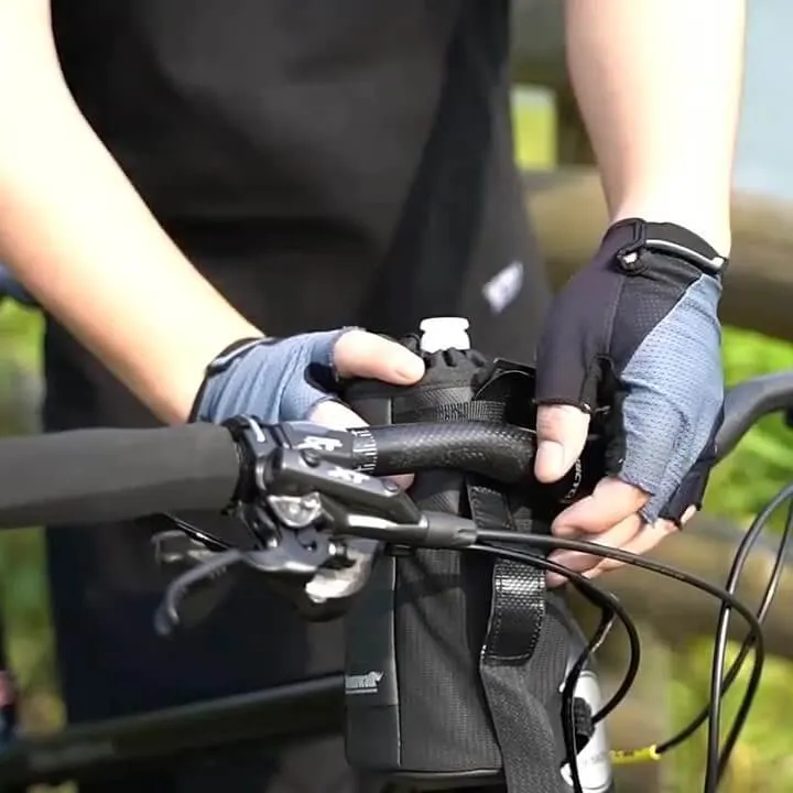 BikeBottlePack™ | Sacoche guidon vélo porte-bouteille d'eau