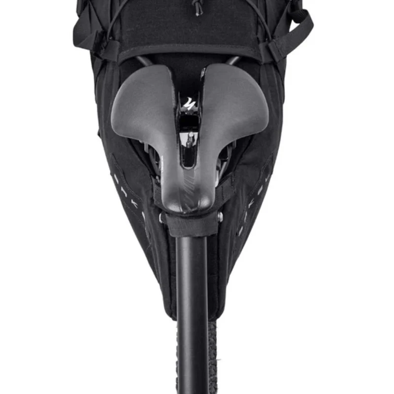Sacoche de selle étanche bikepacking Arkel Seatpacker avec arceau de maintien