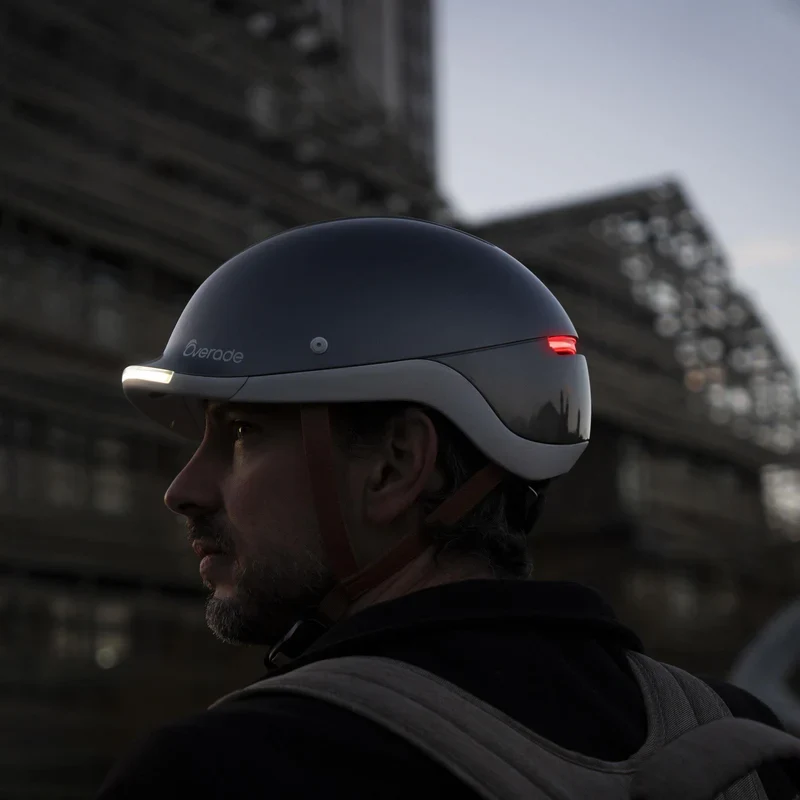 Casque vélo lumineux avec clignotants Overade Life