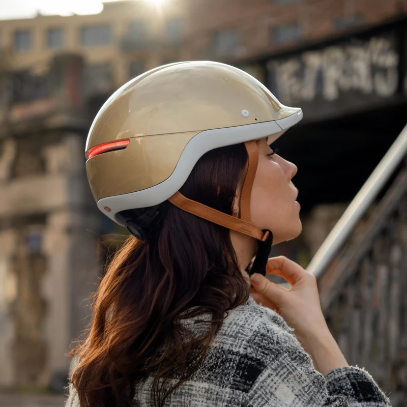 Casque vélo lumineux avec clignotants Overade Life