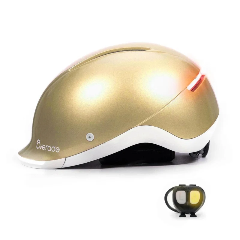Casque vélo lumineux avec clignotants Overade Life