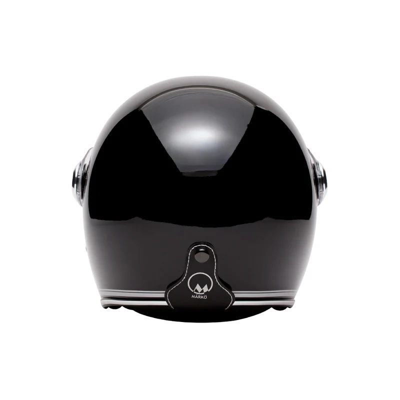 Casque jet moto - Boreal noir chromé