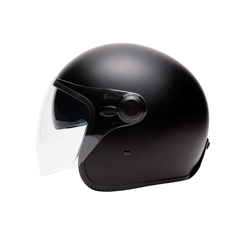 Casque jet moto - Boreal noir mat