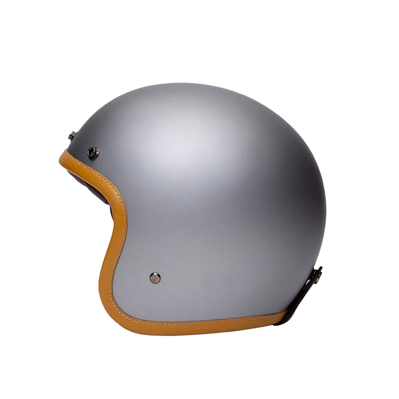 Casque jet moto - The Classic gris mat