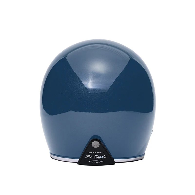 Casque jet moto - The Classic bleu