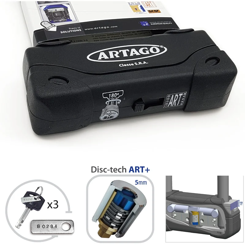 Antivol moto U SRA 85x125mm