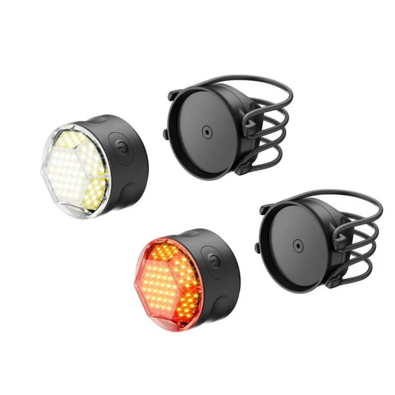 Mini lumières vélo Shapeheart fixation aimantée
