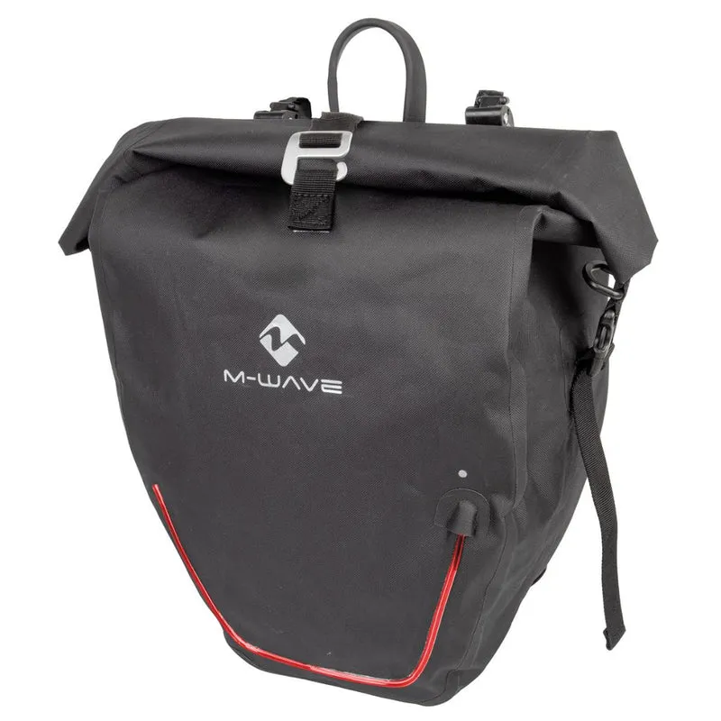Sacoche vélo avec éclairage LED intégré M-Wave Downtown RideBag Evident