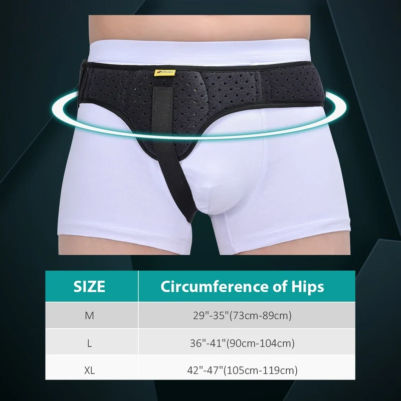 Liesbreukband Verstelbaar met Compressiepad voor Dagelijks Draagcomfort Ondersteuning en Comfortabel Herstel | Sansoti