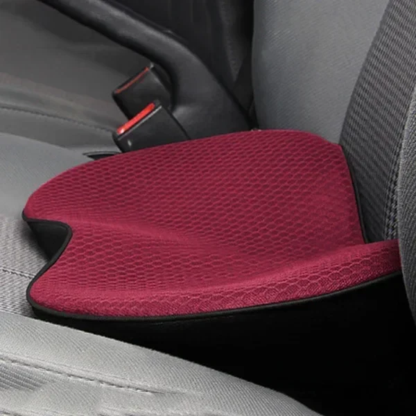 Ergonomisch Autostoelkussen Memory Foam Lendensteun Zitverhoging Ademend Comfortabel voor Lange Ritten | Sansoti