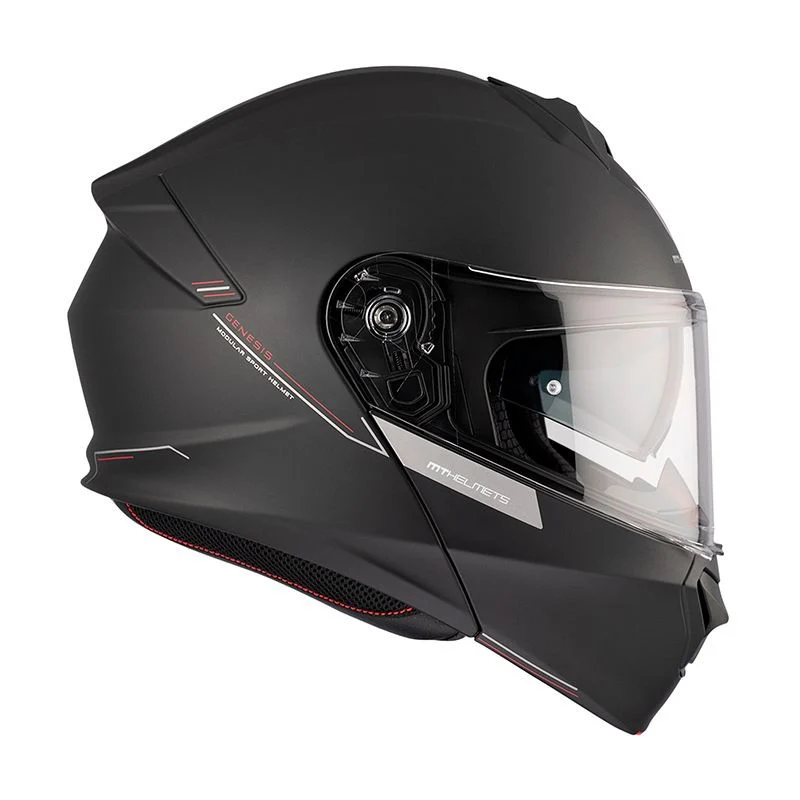 Casque moto modulable - Genesis noir