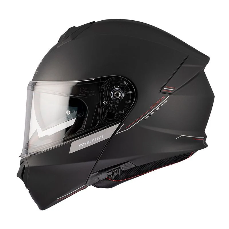 Casque moto modulable - Genesis noir