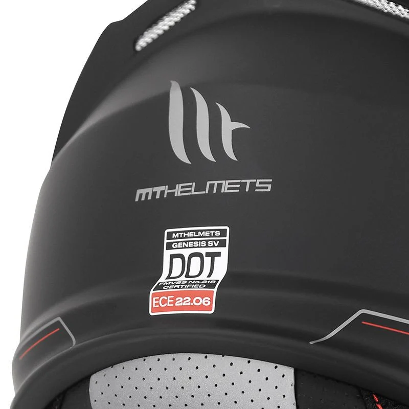 Casque moto modulable - Genesis noir